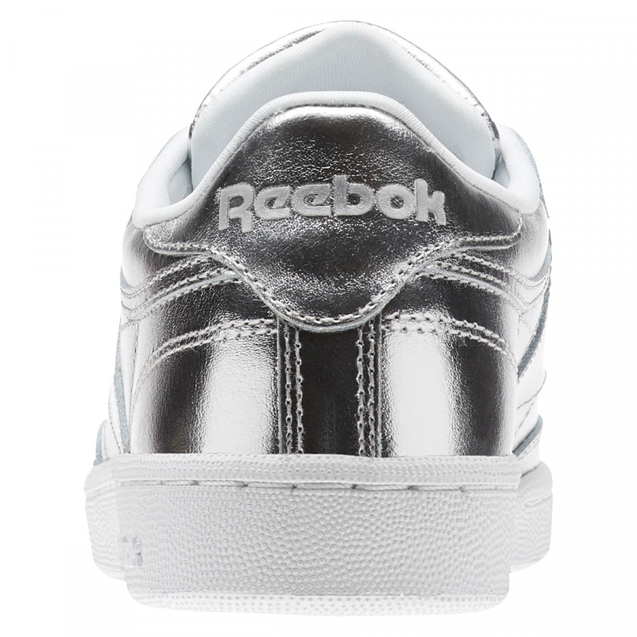 REEBOK Superge CLUB C 85 S SHINE   SILVER/WHITE