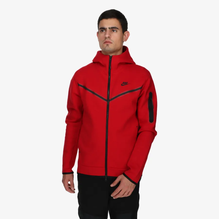 NIKE Kapucar M NSW TCH FLC HOODIE FZ WR 