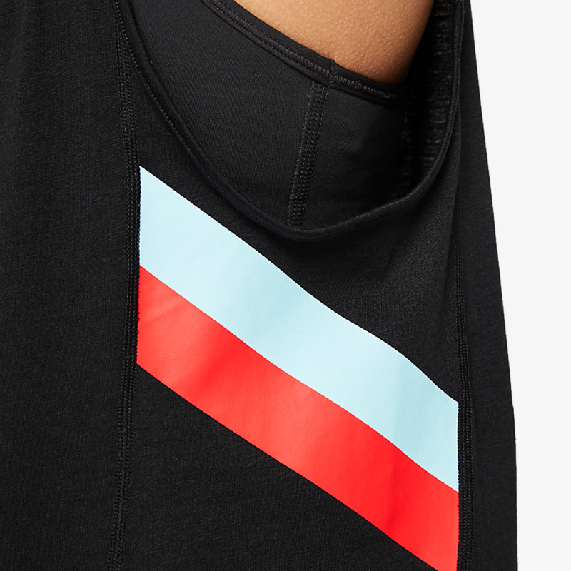 NIKE TOP W NK DRY CLRBK STRIPE MUSCL T 