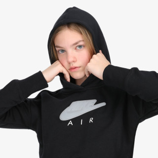 NIKE KAPUCAR G NSW AIR FT CROP HOODIE HBR 