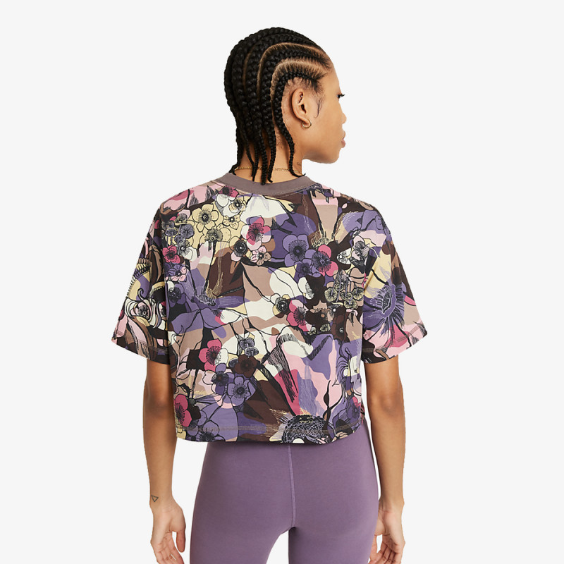 NIKE MAJICA Z DOLGIMI ROKAVI W NSW FEMME TOP SS AOP 