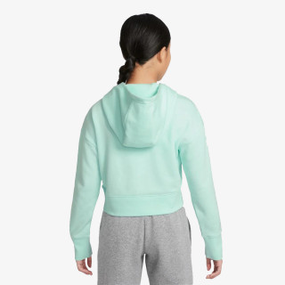 NIKE KAPUCAR G NSW CLUB FT CROP HOODIE HBR 