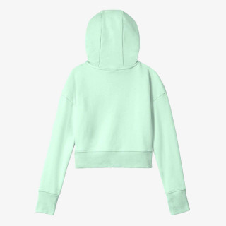 NIKE KAPUCAR G NSW CLUB FT CROP HOODIE HBR 