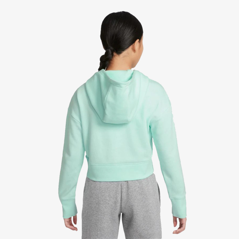 NIKE KAPUCAR G NSW CLUB FT CROP HOODIE HBR 
