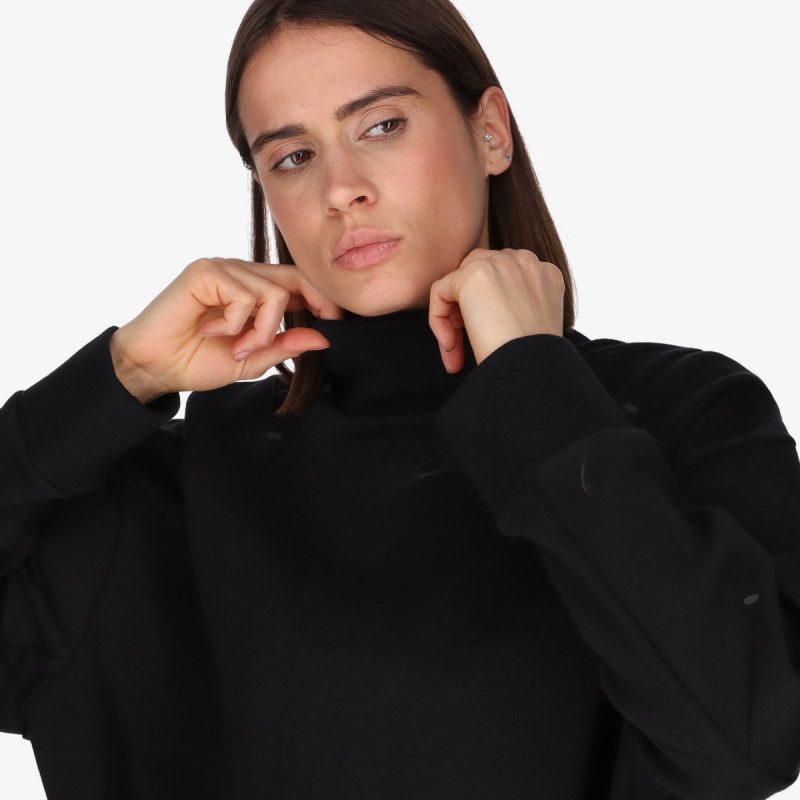 NIKE KAPUCAR W NSW TCH FLC ESS LS TOP TLNK 