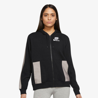 NIKE Kapucar W NSW FLC FZ HOODIE HTG 