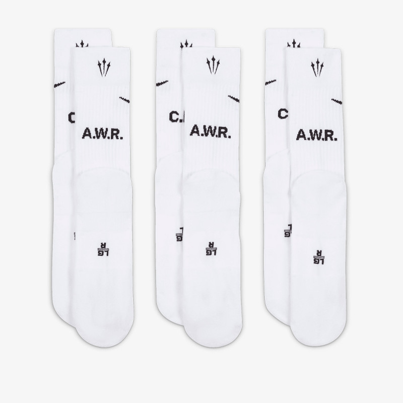 NIKE Nogavice U SNKR SOX CREW 3PR - NRG AU 