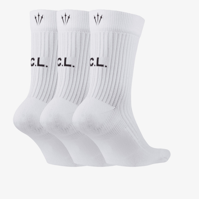 NIKE Nogavice U SNKR SOX CREW 3PR - NRG AU 