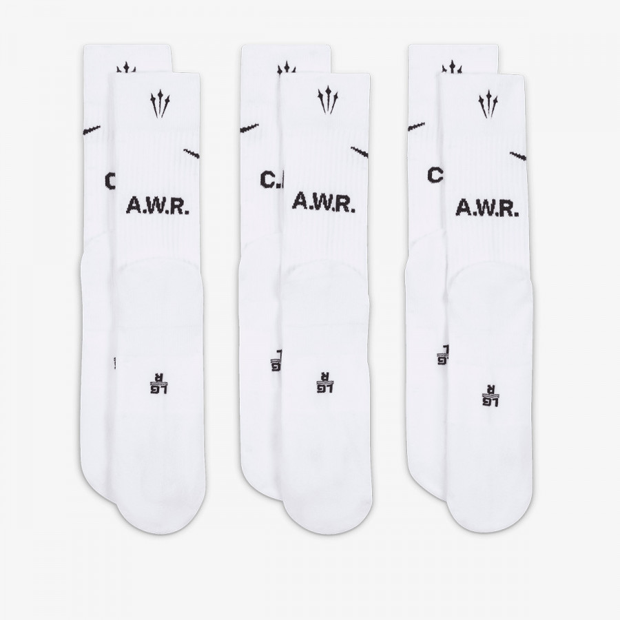 NIKE Nogavice U SNKR SOX CREW 3PR - NRG AU 
