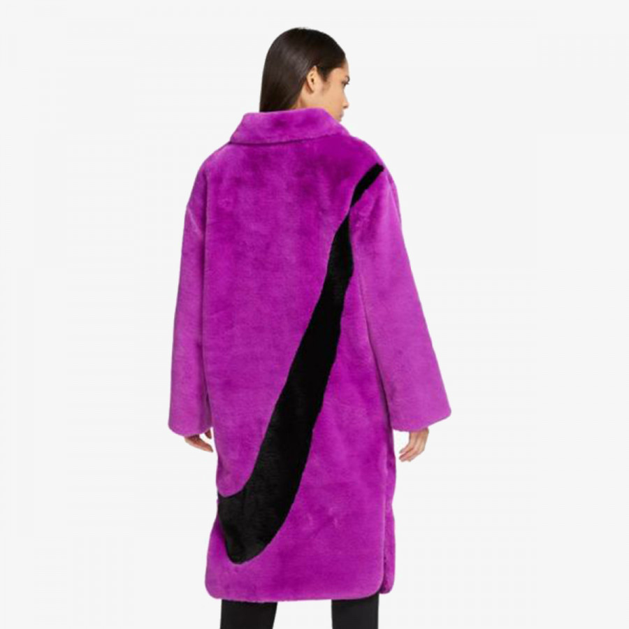 NIKE JAKNA W NSW FX FUR GFX AOP LNG JKT 