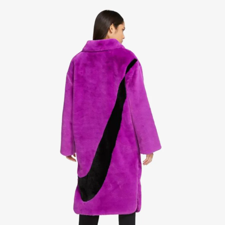 NIKE JAKNA W NSW FX FUR GFX AOP LNG JKT 