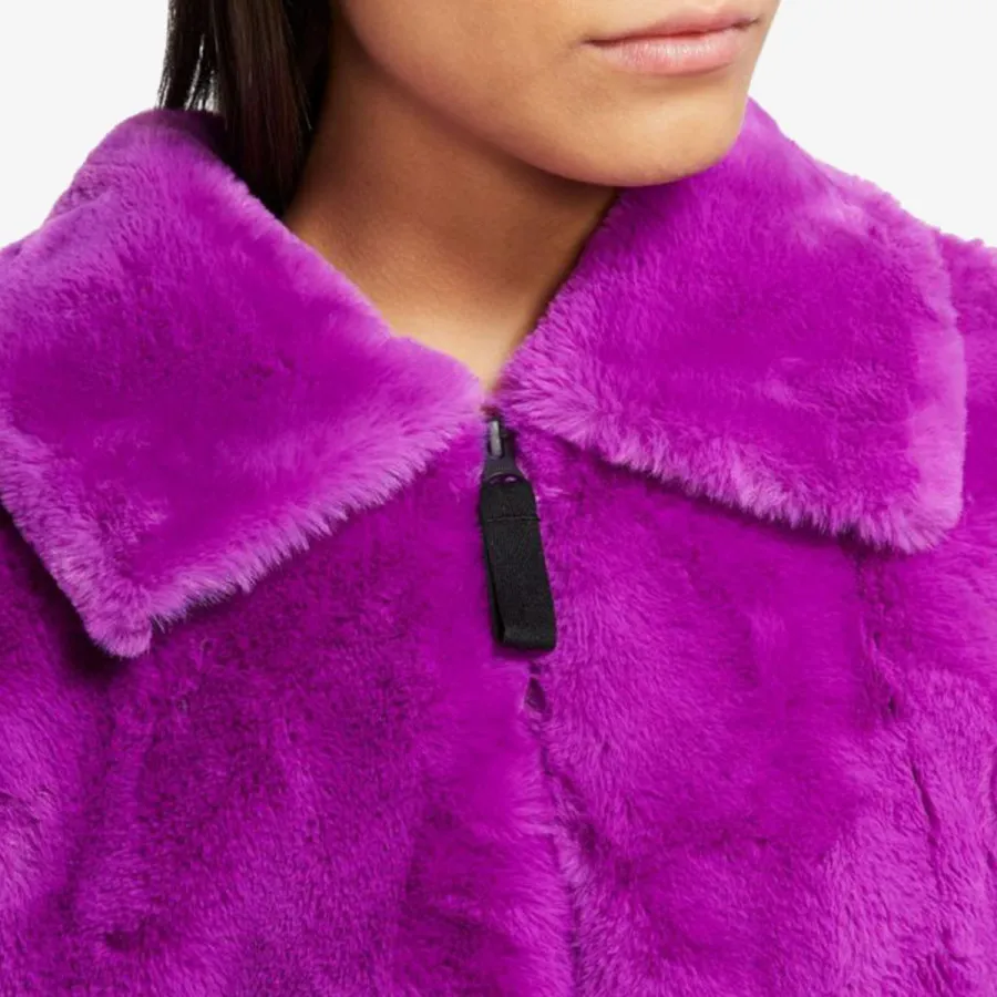 NIKE JAKNA W NSW FX FUR GFX AOP LNG JKT 