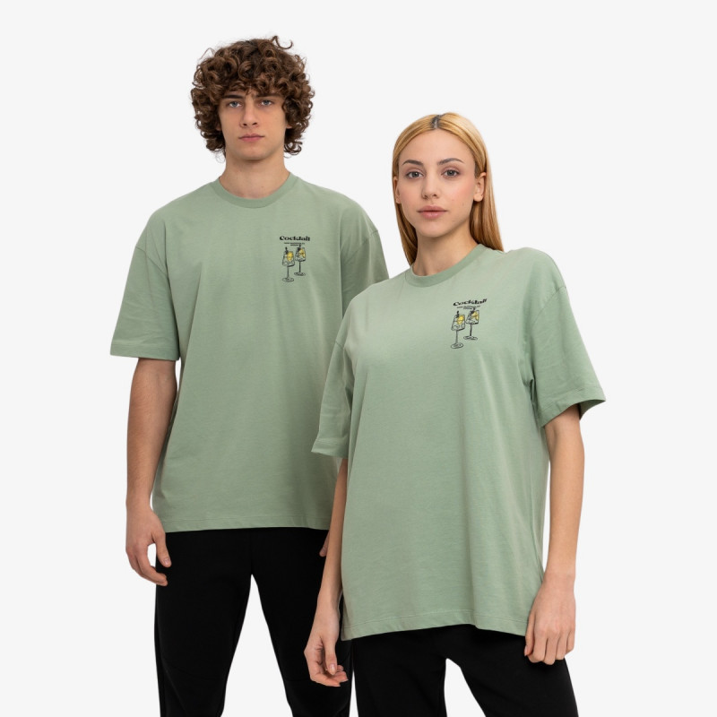 DOT KRATKA MAJICA COCKTAIL LIST T-SHIRT 