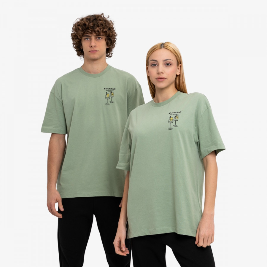 DOT KRATKA MAJICA COCKTAIL LIST T-SHIRT 