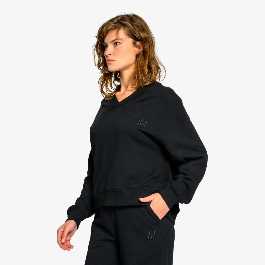 DOT KAPUCAR DOT LADIES V NECK SWEATSHIRT 