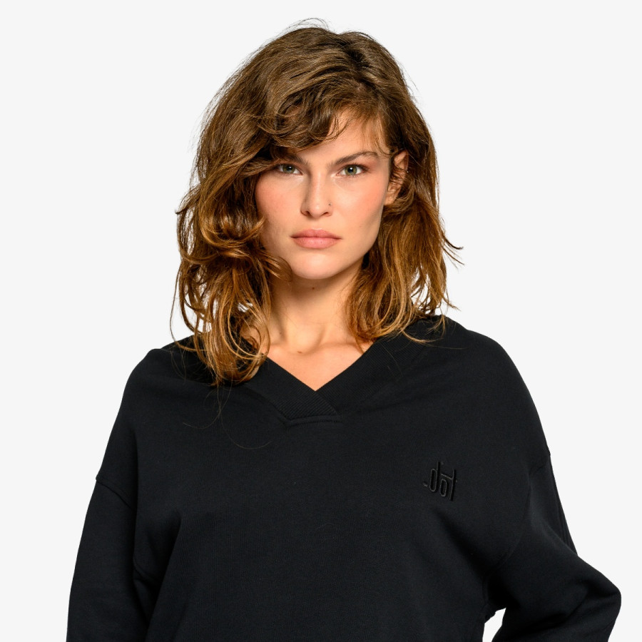DOT KAPUCAR DOT LADIES V NECK SWEATSHIRT 
