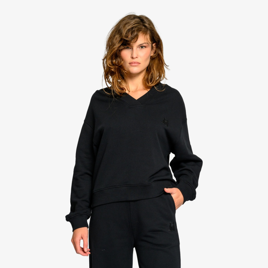 DOT KAPUCAR DOT LADIES V NECK SWEATSHIRT 