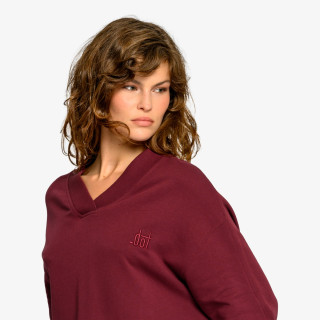 DOT KAPUCAR DOT LADIES V NECK SWEATSHIRT 