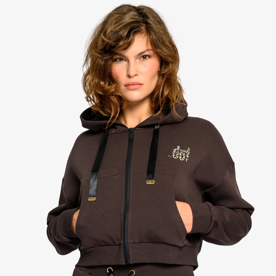 DOT KAPUCAR DOT LADIES FULL ZIP HOODY 