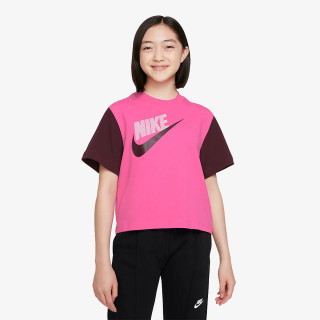 NIKE KRATKA MAJICA G NSW TEE ESSNTL BOXY TEE DNC 