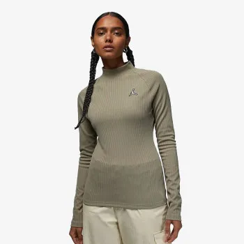 NIKE Majica z dolgimi rokavi W J FLIGHT LS RIB TOP 