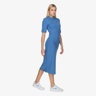 NIKE OBLEKA W NSW ESSNTL MIDI DRESS 