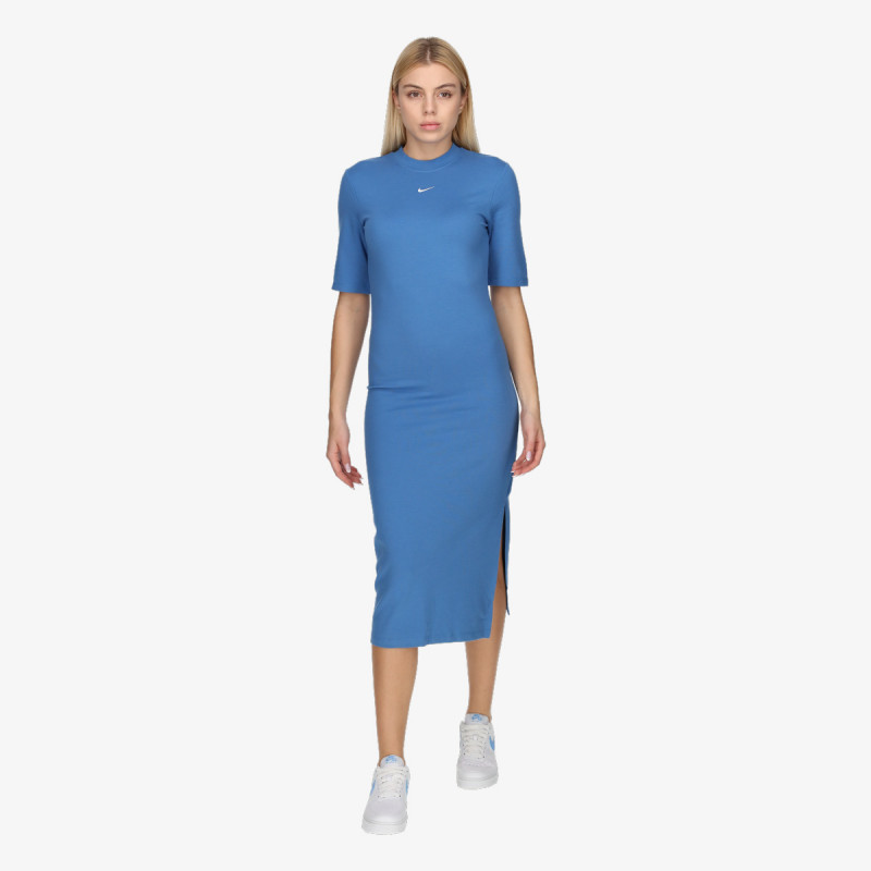 NIKE OBLEKA W NSW ESSNTL MIDI DRESS 