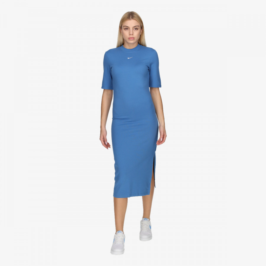 NIKE OBLEKA W NSW ESSNTL MIDI DRESS 