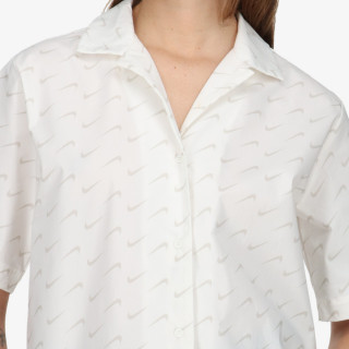 NIKE Majice kratke W NSW EVRDY MOD WVN SS TOP 