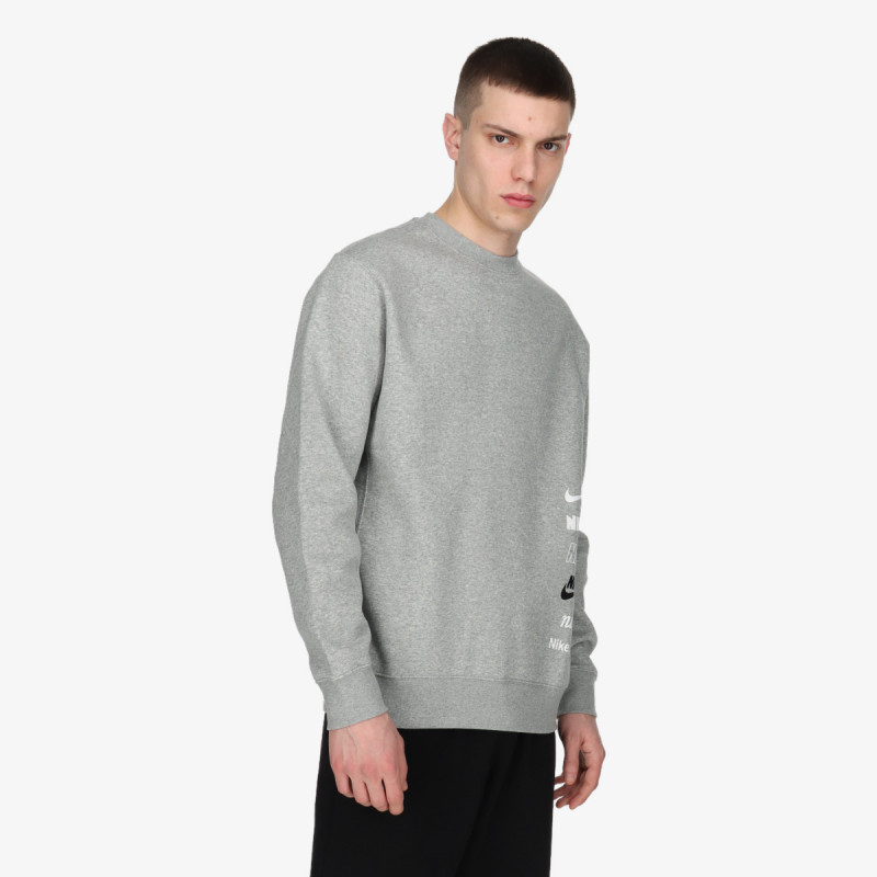 NIKE MAJICA Z DOLGIMI ROKAVI M NK CLUB + BB CREW MLOGO 