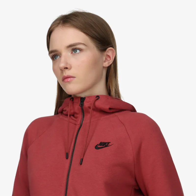 NIKE Kapucar W NSW ESSNTL FLC FZ HOODIE 