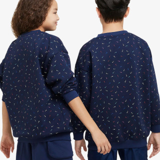 NIKE KAPUCAR G NSW ICN FLC CREW LOGO PRNT 