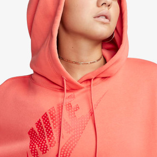 NIKE KAPUCAR W NSW FLC PO HOODIE CROP DNC 