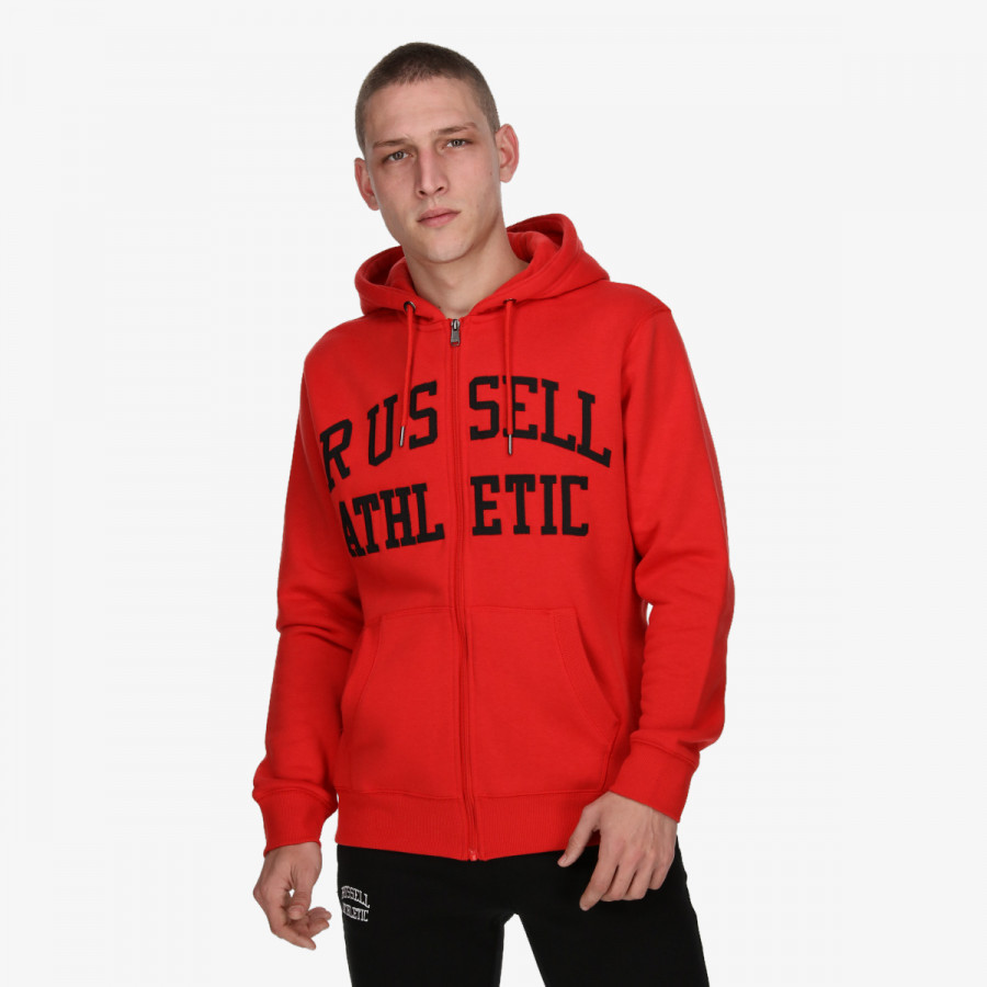 RUSSELL ATHLETIC KAPUCAR ICONIC-ZIP THROUGH HOODY 