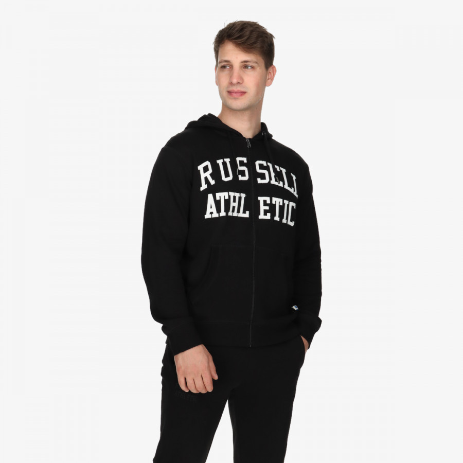 Russell Athletic KAPUCAR ICONIC ZIP THROUGH HOODY SWEAT 