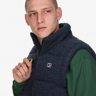 RUSSELL ATHLETIC BREZROKAVNIK DARREN-PADDED SHERPA GILET 