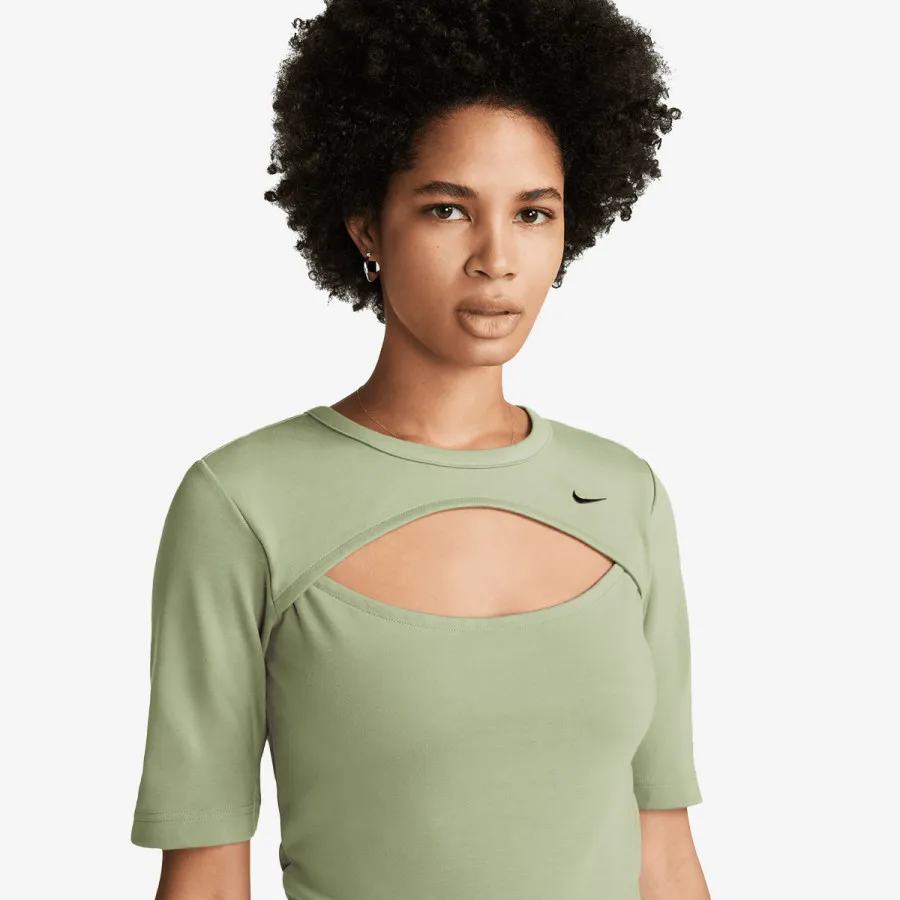 NIKE KRATKA MAJICA W NSW ESSNTL HLSLV TOP CUTOUT 