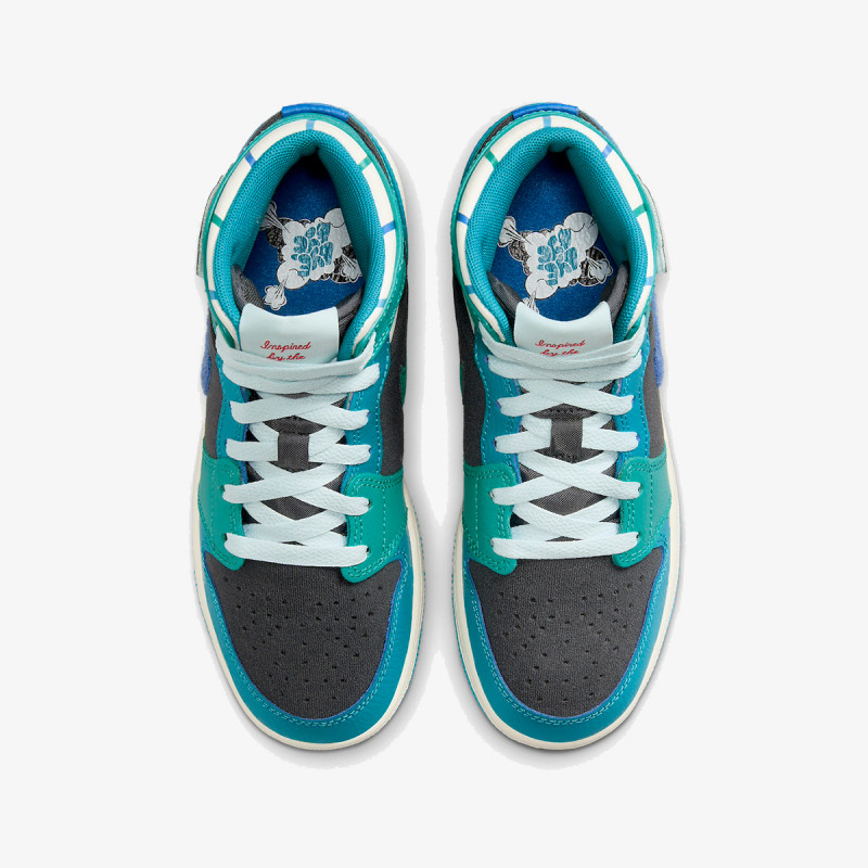 NIKE Superge AIR JORDAN 1 MID SS BG 