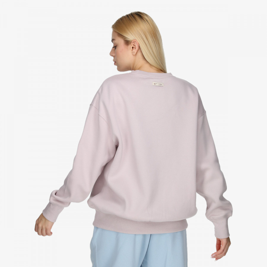 NIKE KAPUCAR W NSW PHNX FLC OS LOGO CREW 