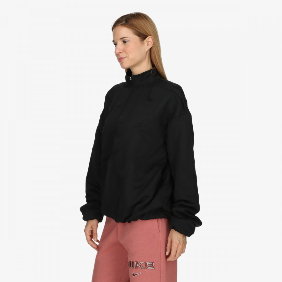 NIKE MAJICA Z DOLGIMI ROKAVI W NSW CLLCTN COZY LOGO QZ 