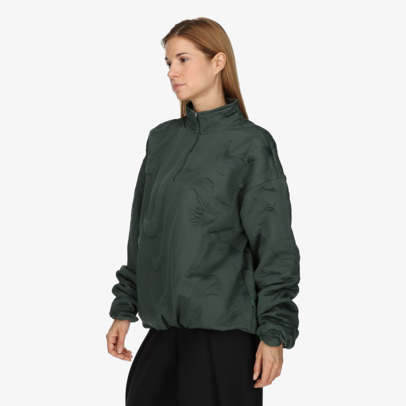NIKE MAJICA Z DOLGIMI ROKAVI W NSW CLLCTN COZY LOGO QZ 