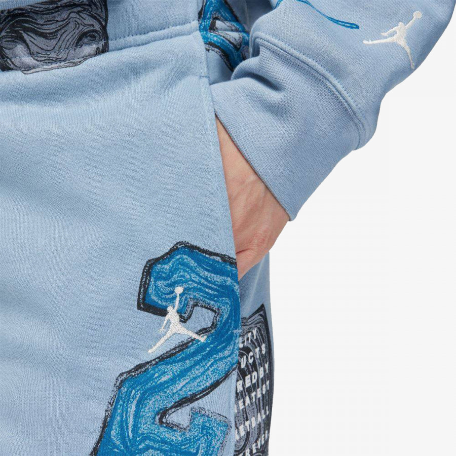 NIKE SPODNJI DELI TRENIRKE W J BRKLN AOP FLC PANT 