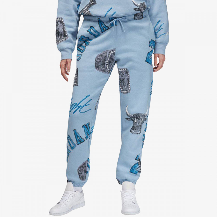 NIKE SPODNJI DELI TRENIRKE W J BRKLN AOP FLC PANT 