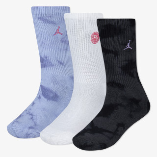 JORDAN Nogavice JHG BLUE JEANS & BLING 3PK CRE 