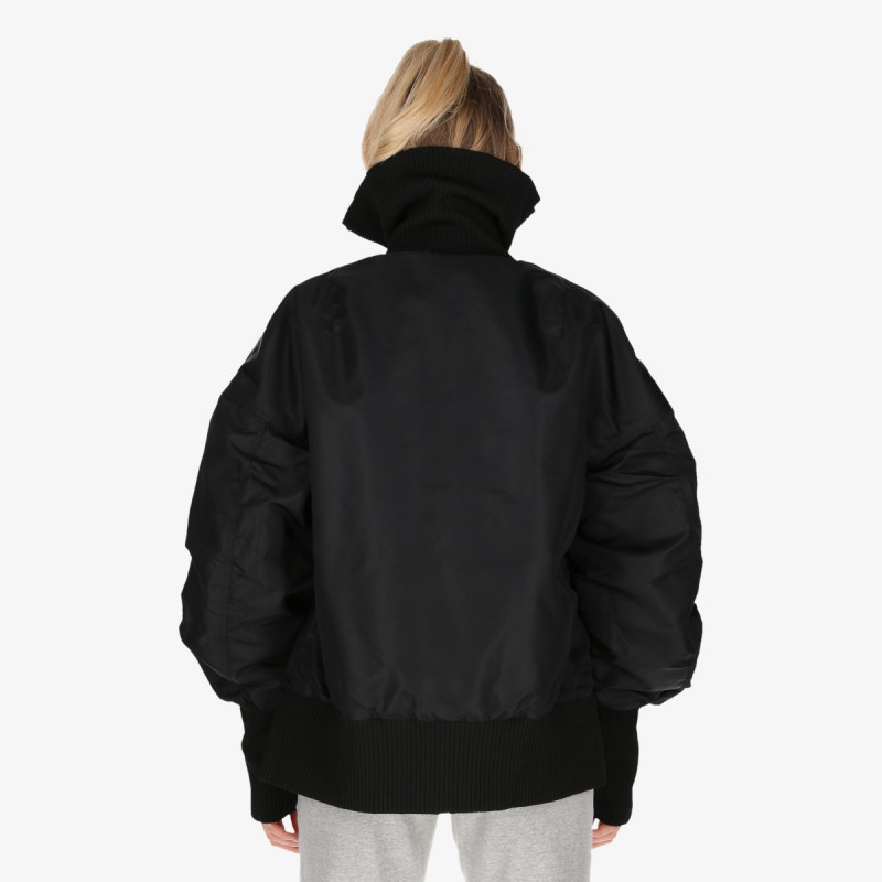 adidas JAKNA ELONGATED RIB BOMBER 