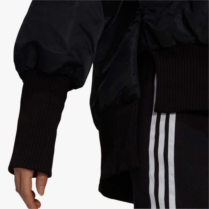 adidas JAKNA ELONGATED RIB BOMBER 