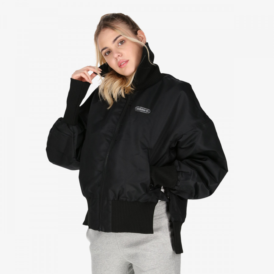 ADIDAS JAKNA ELONGATED RIB BOMBER 