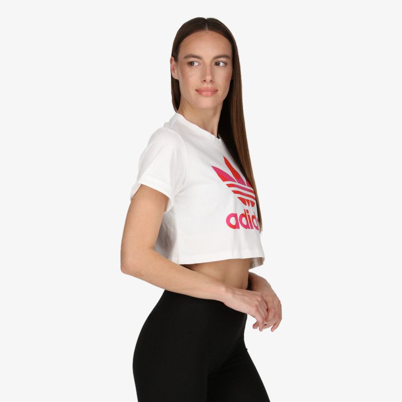 adidas KRATKA MAJICA MARIMEKKO CROPPED WITH TREFOIL PRINT 