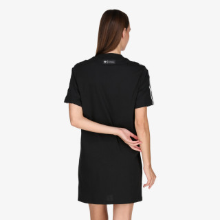 adidas OBLEKA MARIMEKKO TEE DRESS WITH TREFOIL PRINT 