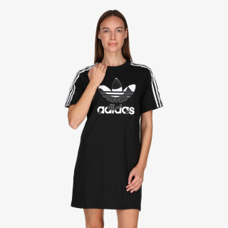 adidas OBLEKA MARIMEKKO TEE DRESS WITH TREFOIL PRINT 